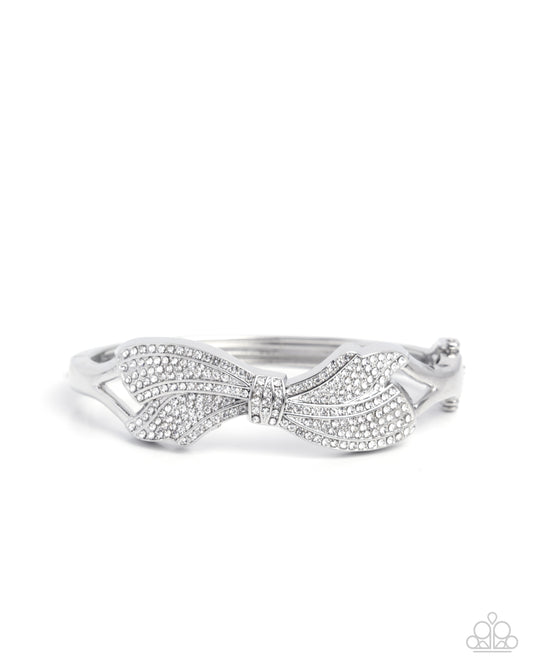 Blissful Bow - Silver Bracelet