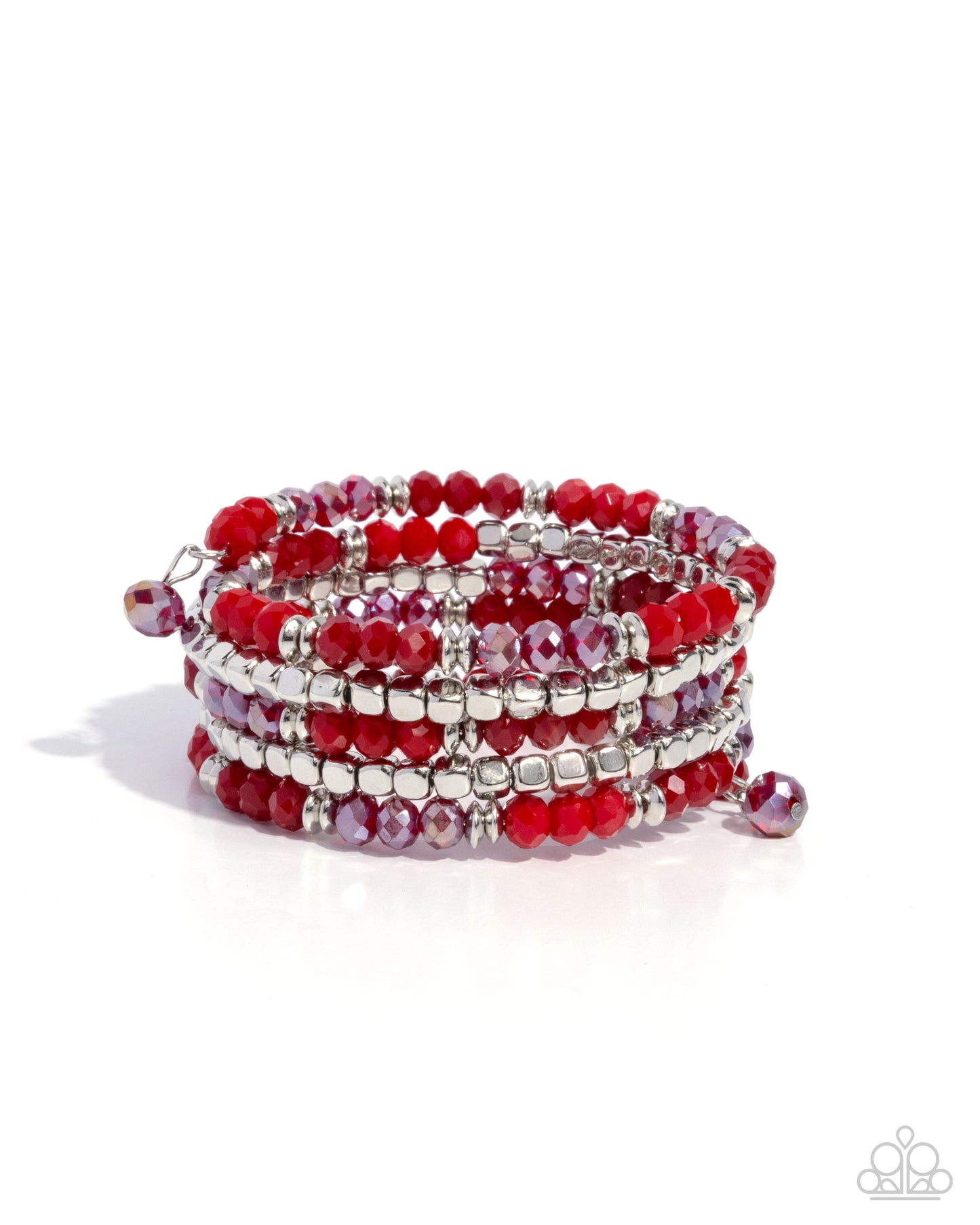 Memorable Masterpiece - Red Coil Bracelet