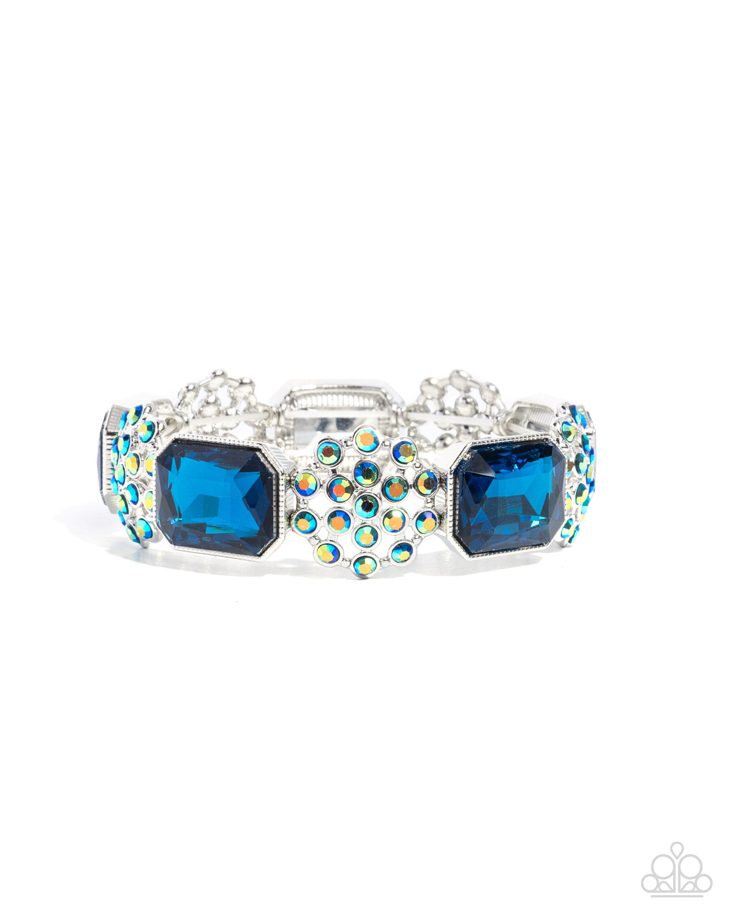 Prismatic Profession - Silver w/Blue Bracelet