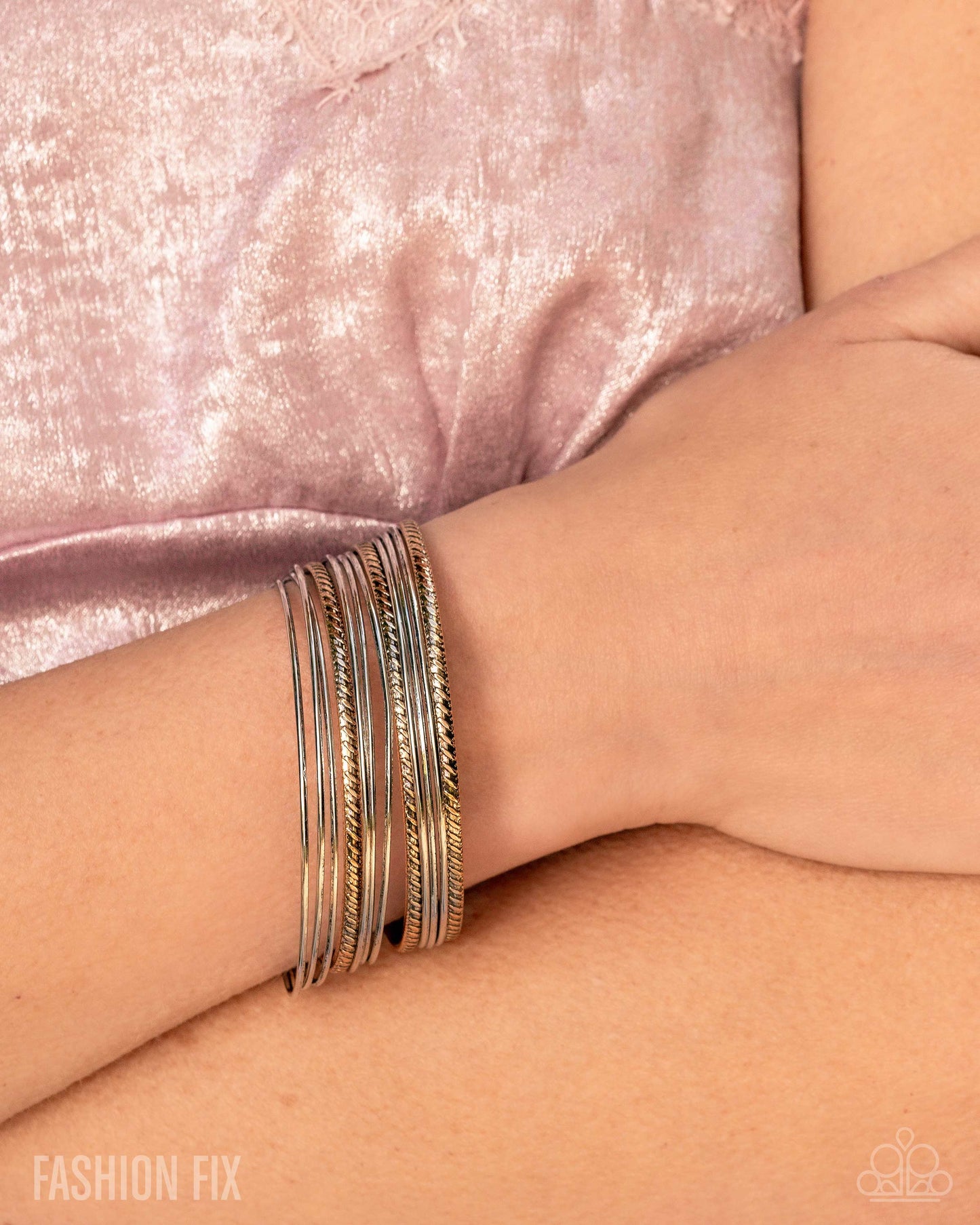 Liberated Legend - Silver & Gold Bracelet
