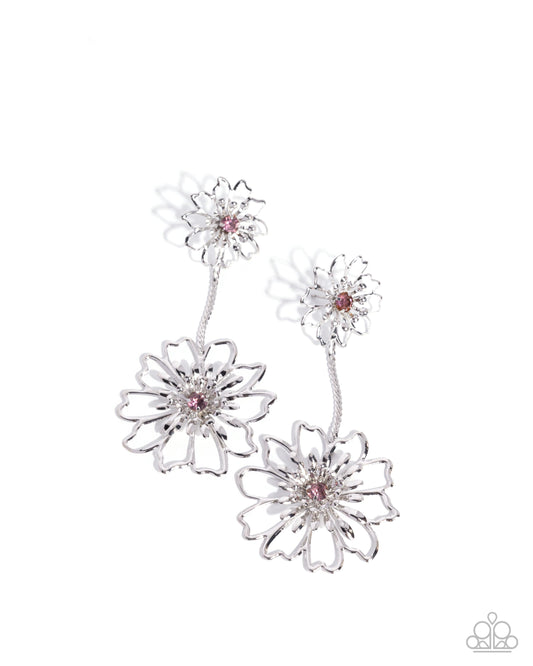 Wiry Whimsy - Purple Earrings