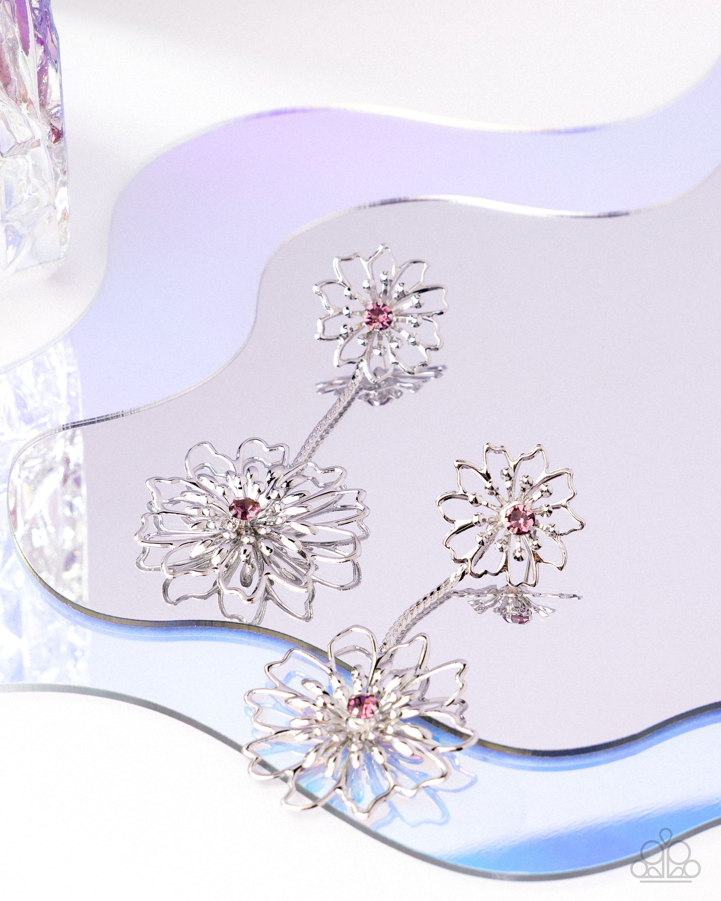 Wiry Whimsy - Purple Earrings