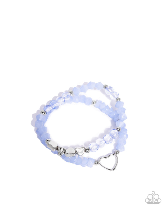 Profound Pop of Color - Blue Bracelet