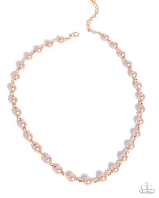Pearl Premiere - Brown Necklace