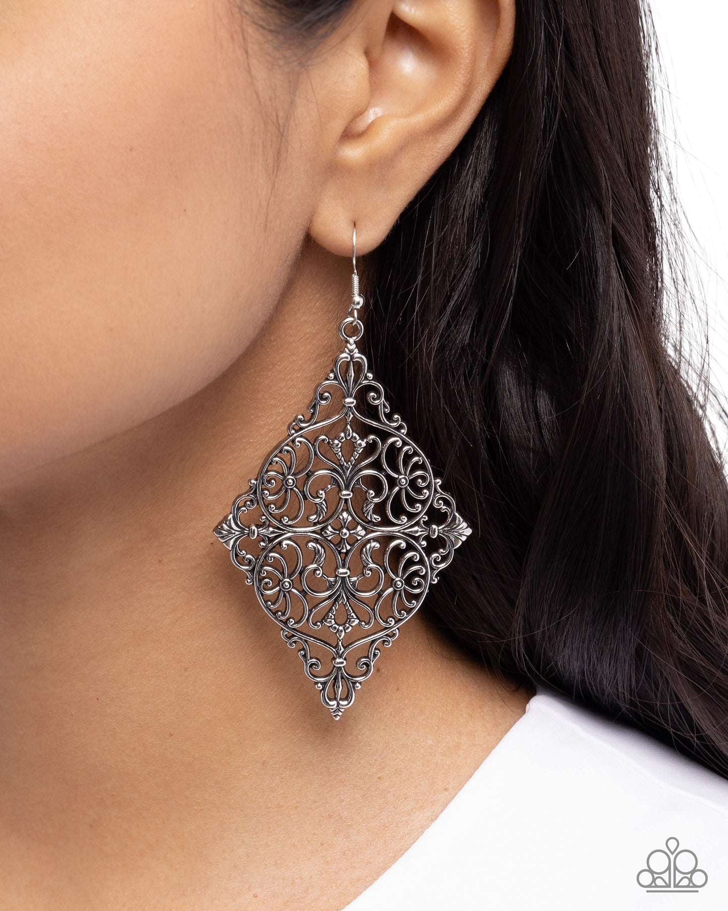 First-Place Filigree - Silver Earrings