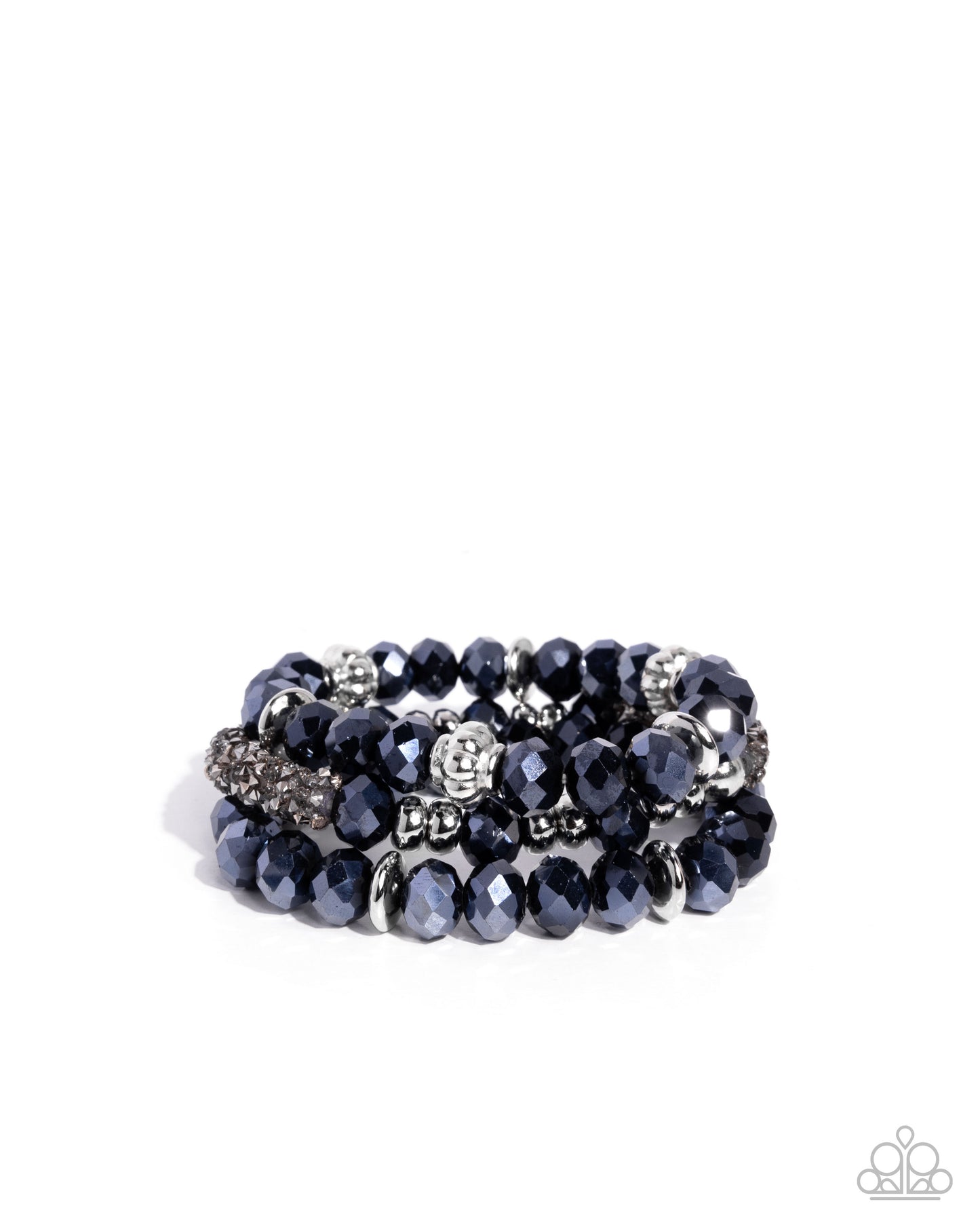 Faceted Fusion Bracelet  - Blue