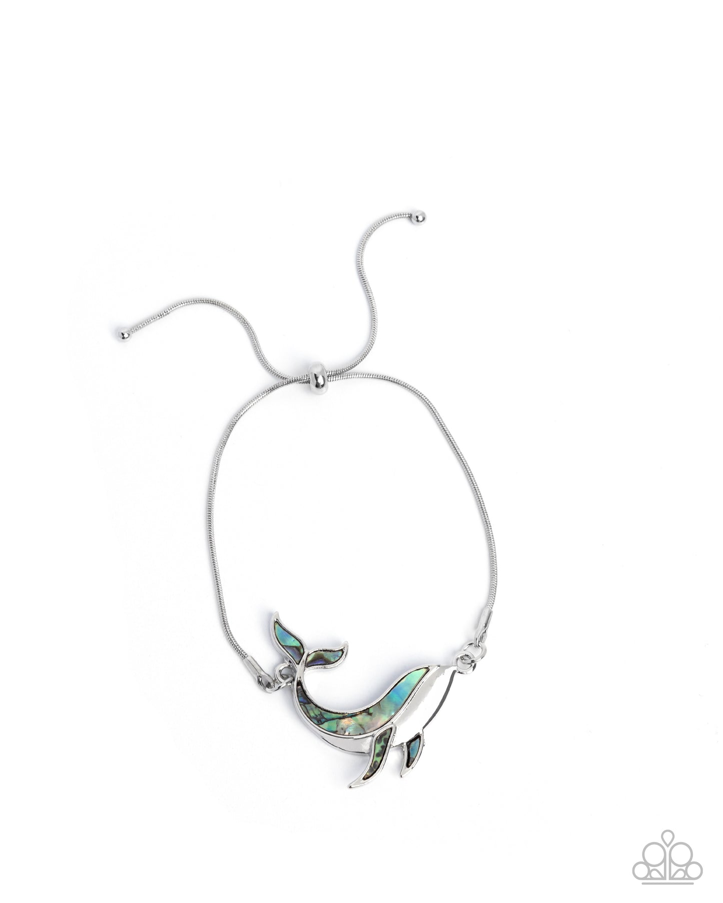 Whimsical Whale - Silver w/Blue Whale Bracelet