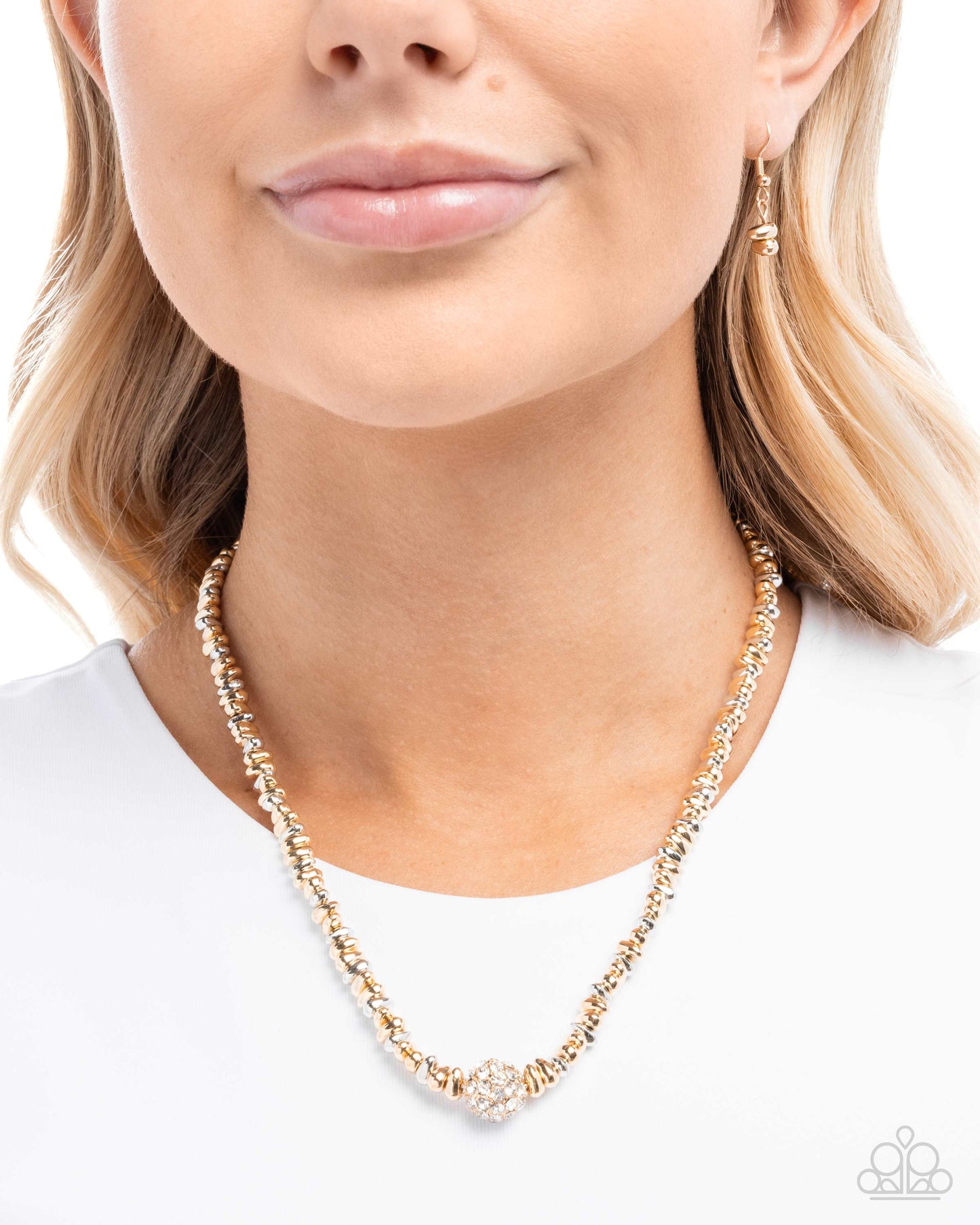Bossy Bling - Gold & Silver Necklace