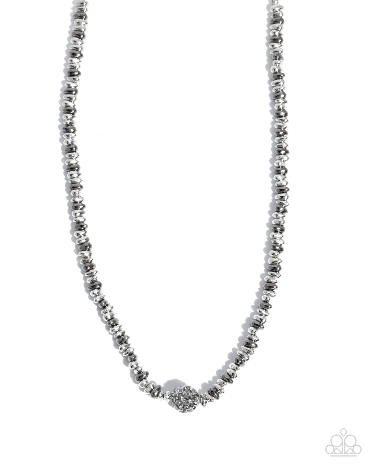 Bossy Bling - Silver Necklace