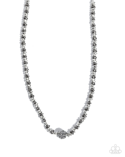 Bossy Bling - Silver Necklace