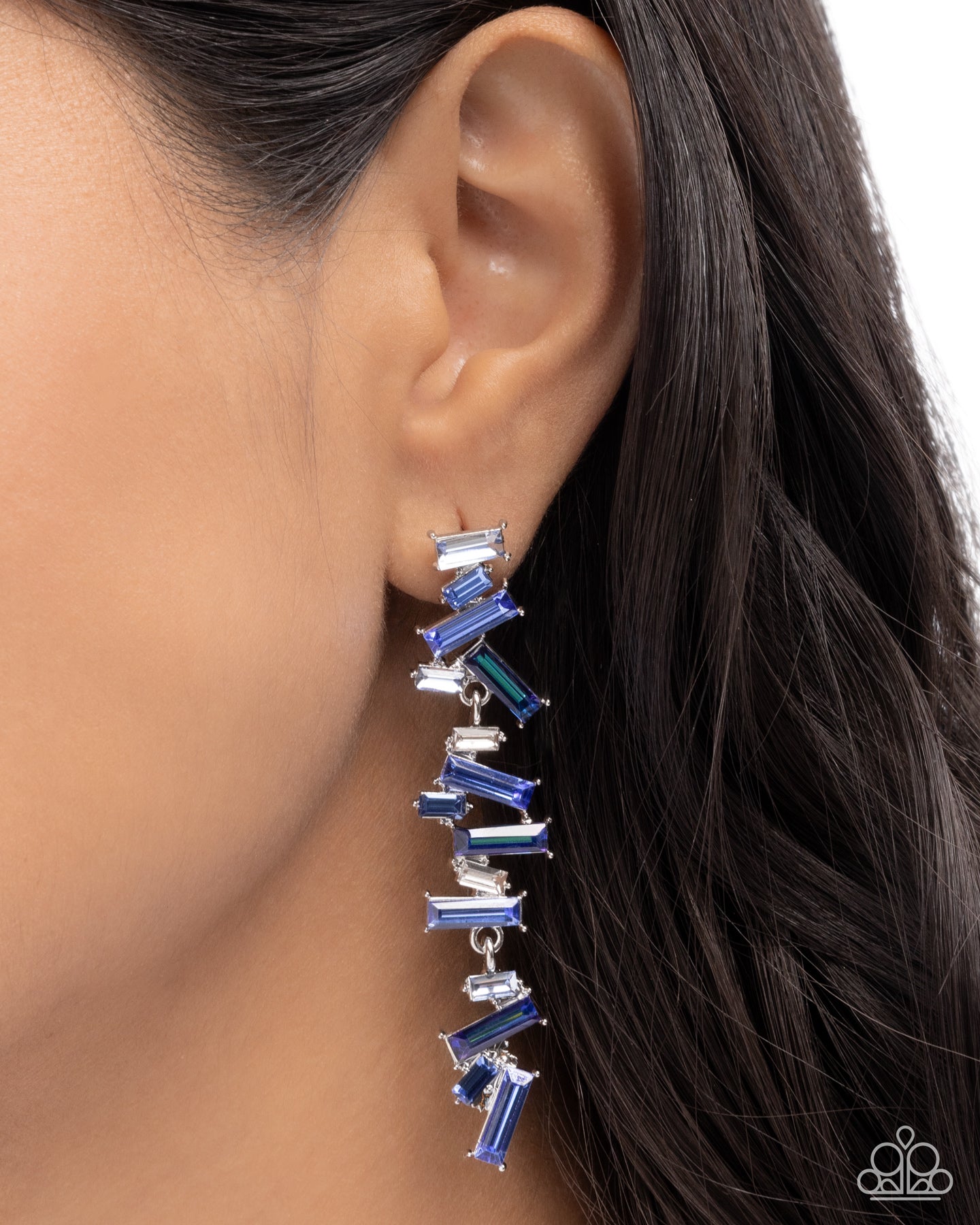Emerald Empire - Blue Earrings