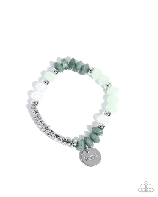 Handcrafted Hope - Green Bracelet