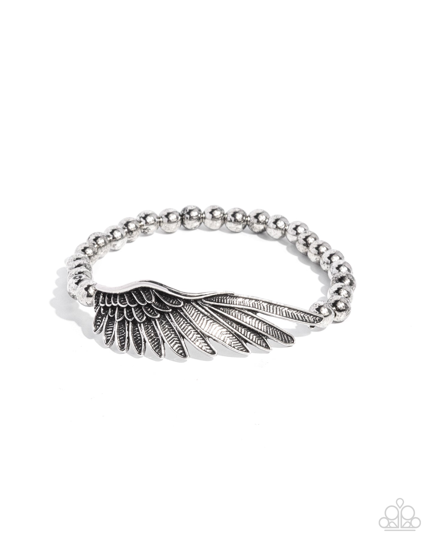 Angelic Appreciation - Silver Angel Wing Bracelet