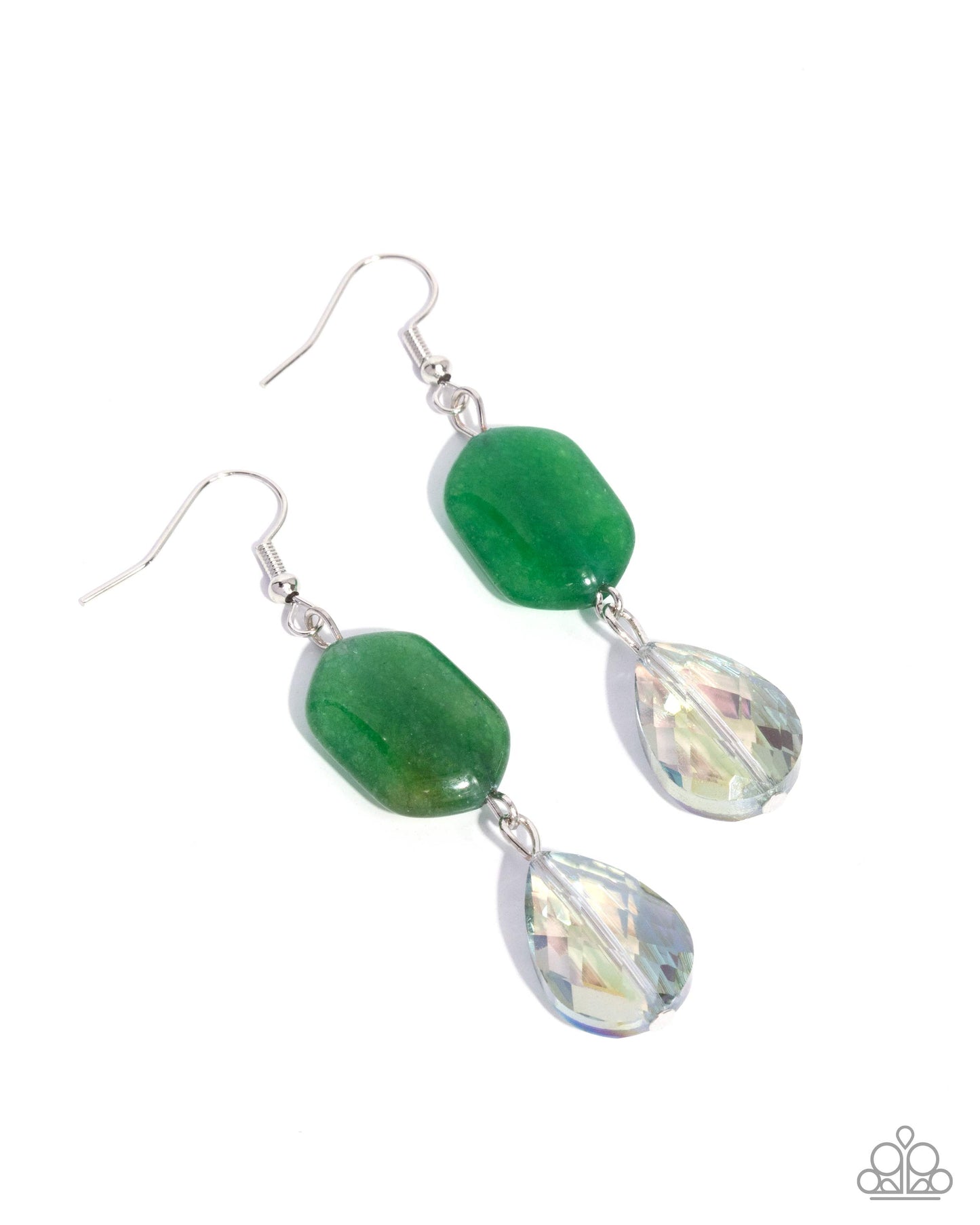 Brilliant Beauty Queen - Green Earrings