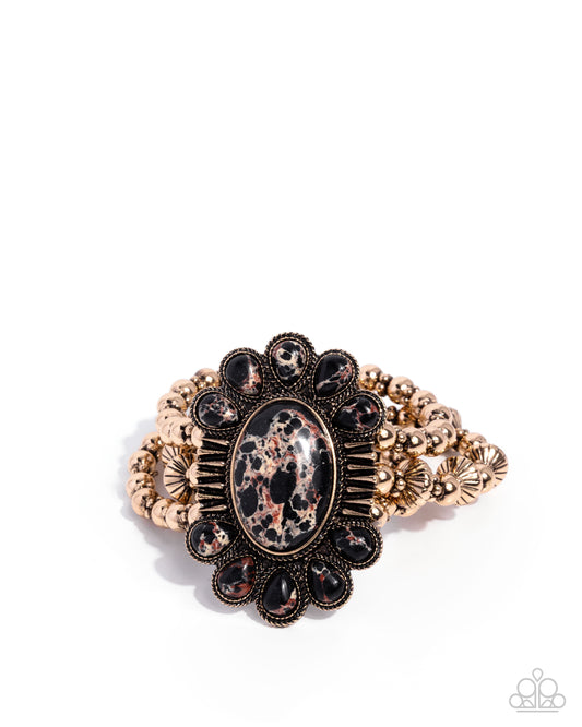 Prairie Protection - Gold w/black Bracelet