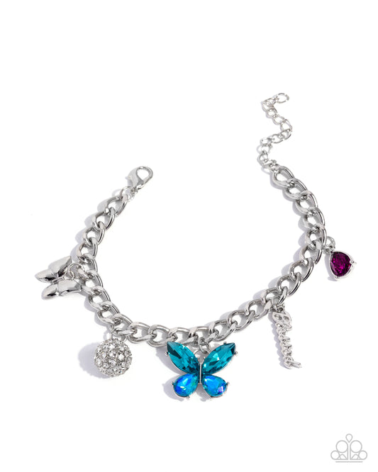 Luminous Lift - Silver w/Multi Bracelet "Blessed charm"
