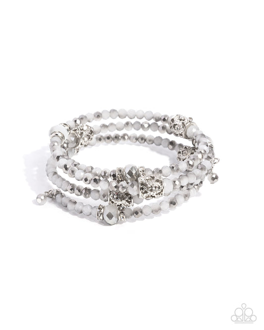 Sensible Shimmer - Silver Bracelet