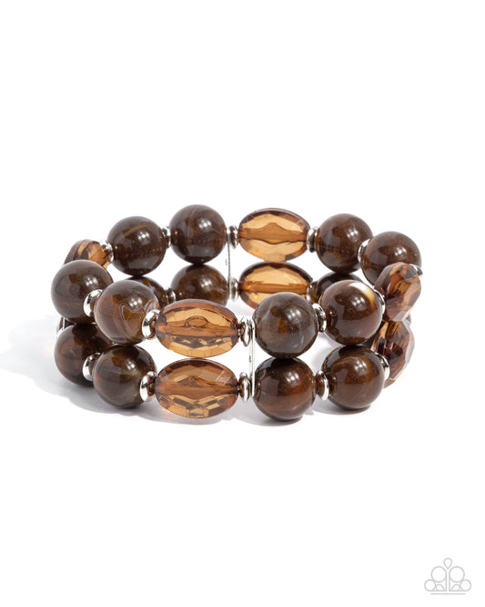 Stacked Season - Brown Bracelet