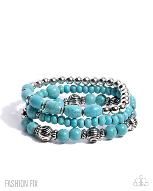 Earthy Express - Turquoise Bracelet