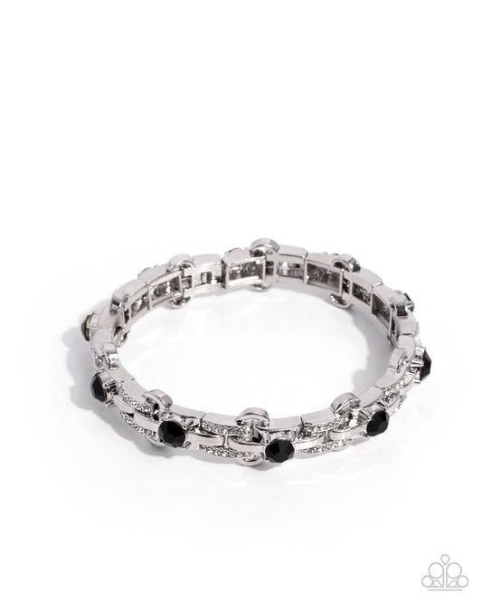 Consuming Confidence - Silver w/Black Bracelet