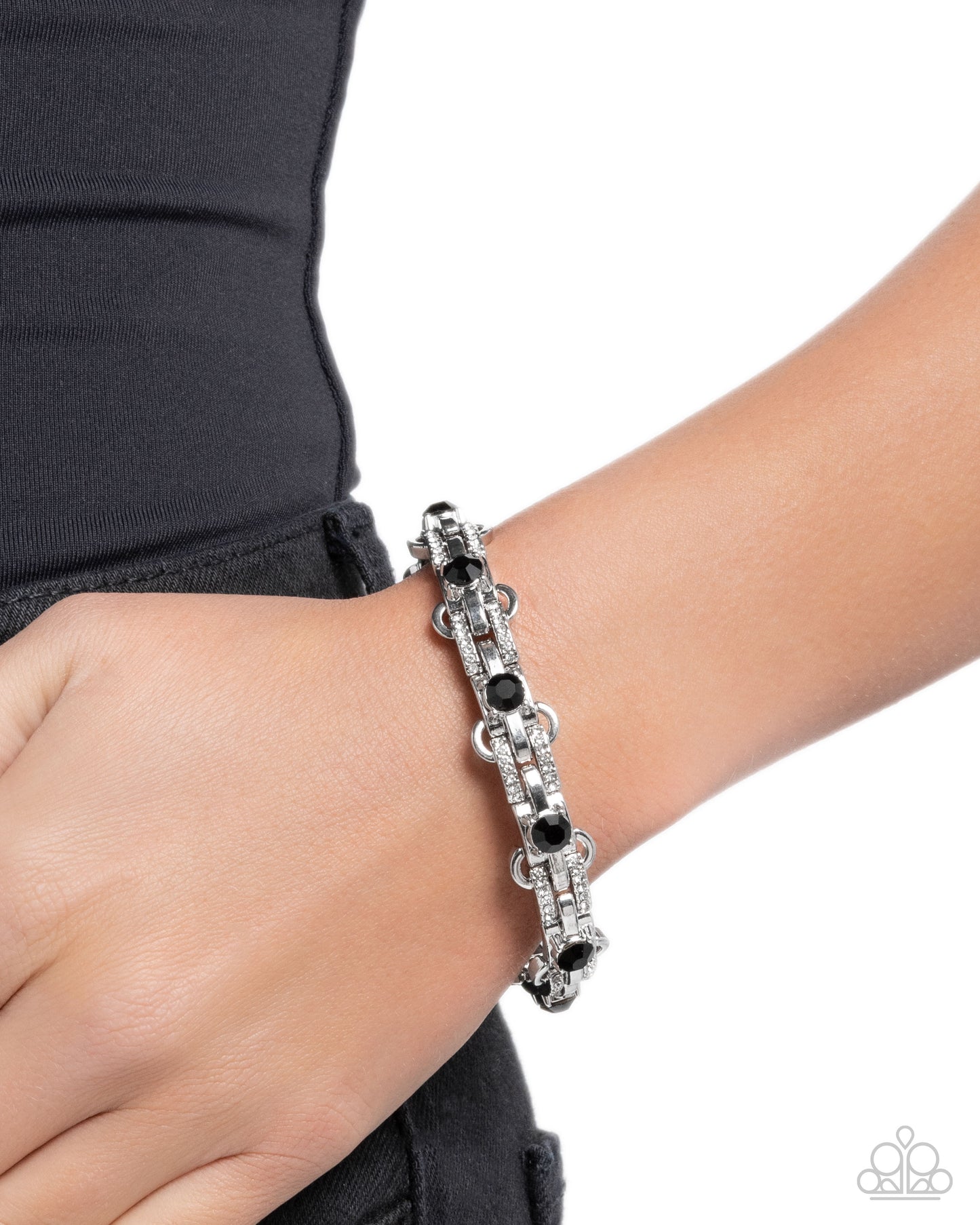 Consuming Confidence - Silver w/Black Bracelet