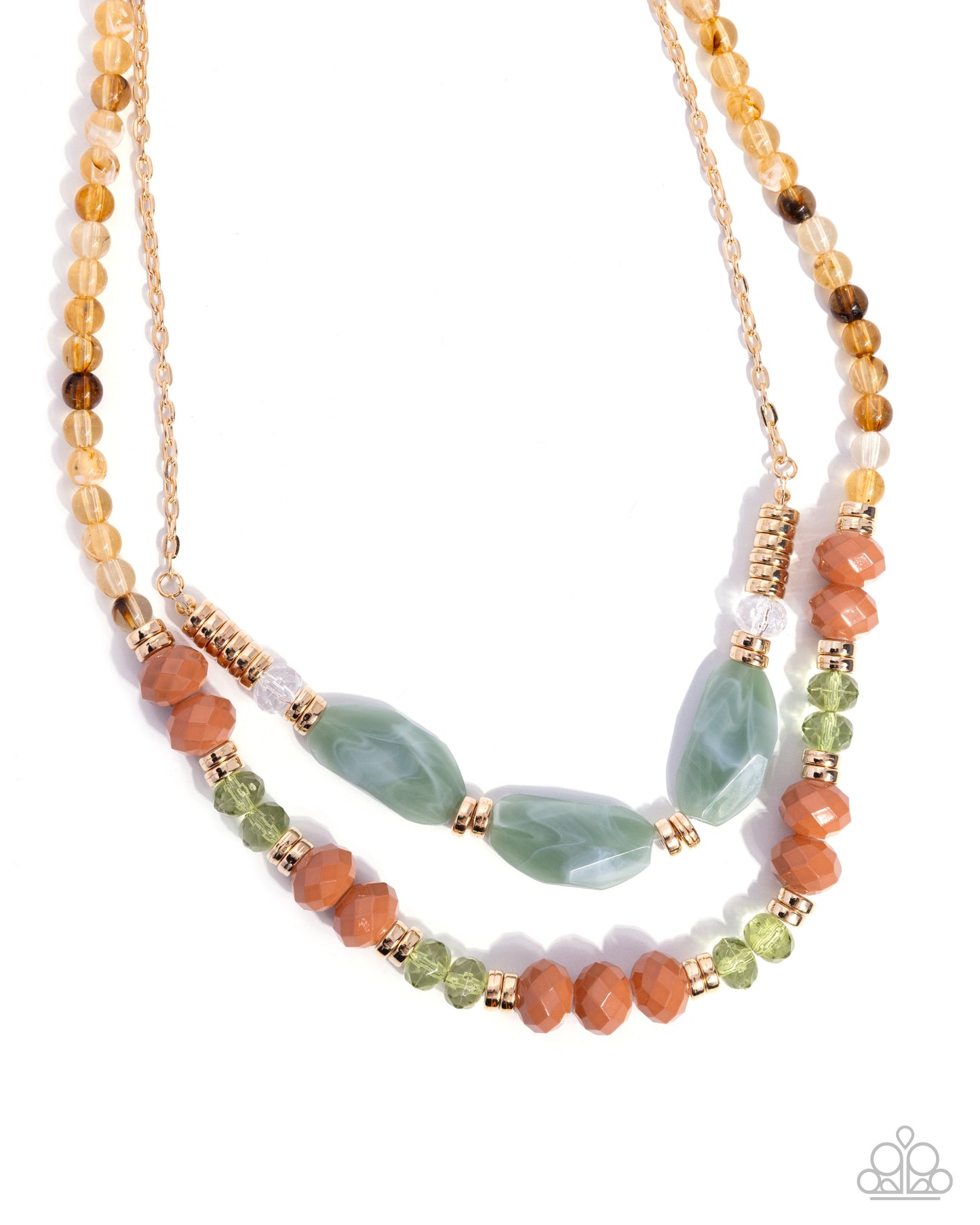 Girls Day - Green Multi Necklace