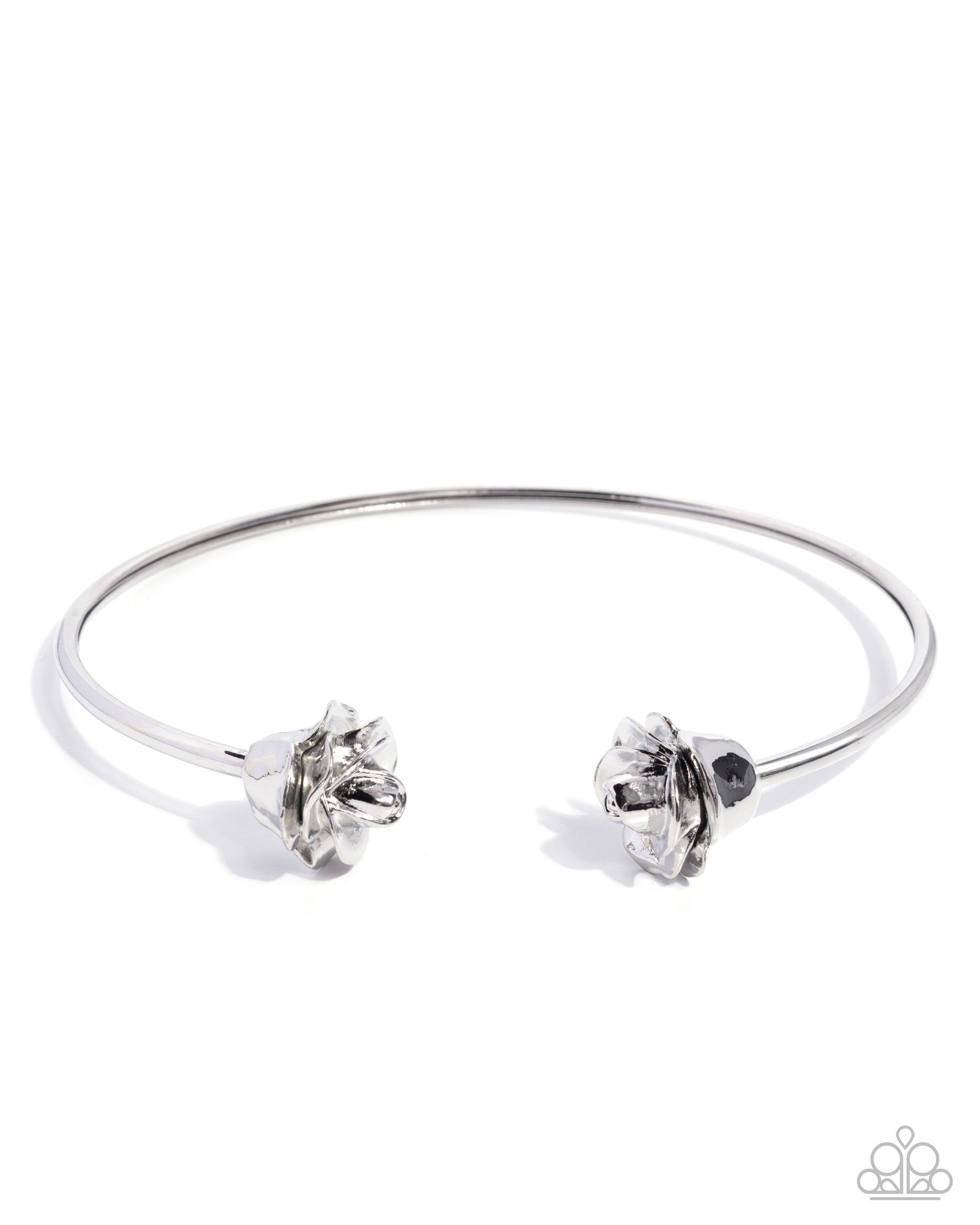 Rosy Radius - Silver Necklace