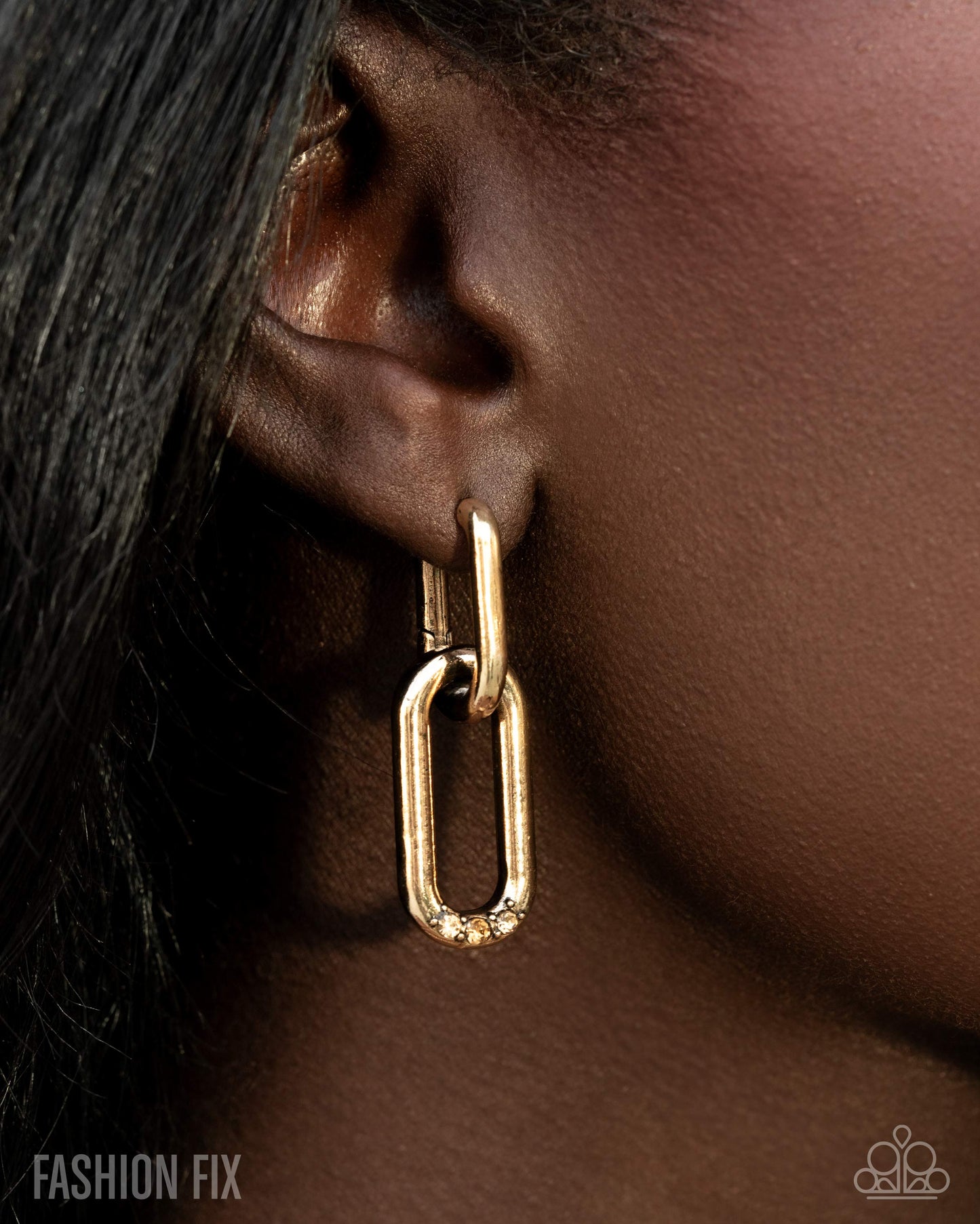 Lavish Links - Gold Earrings
