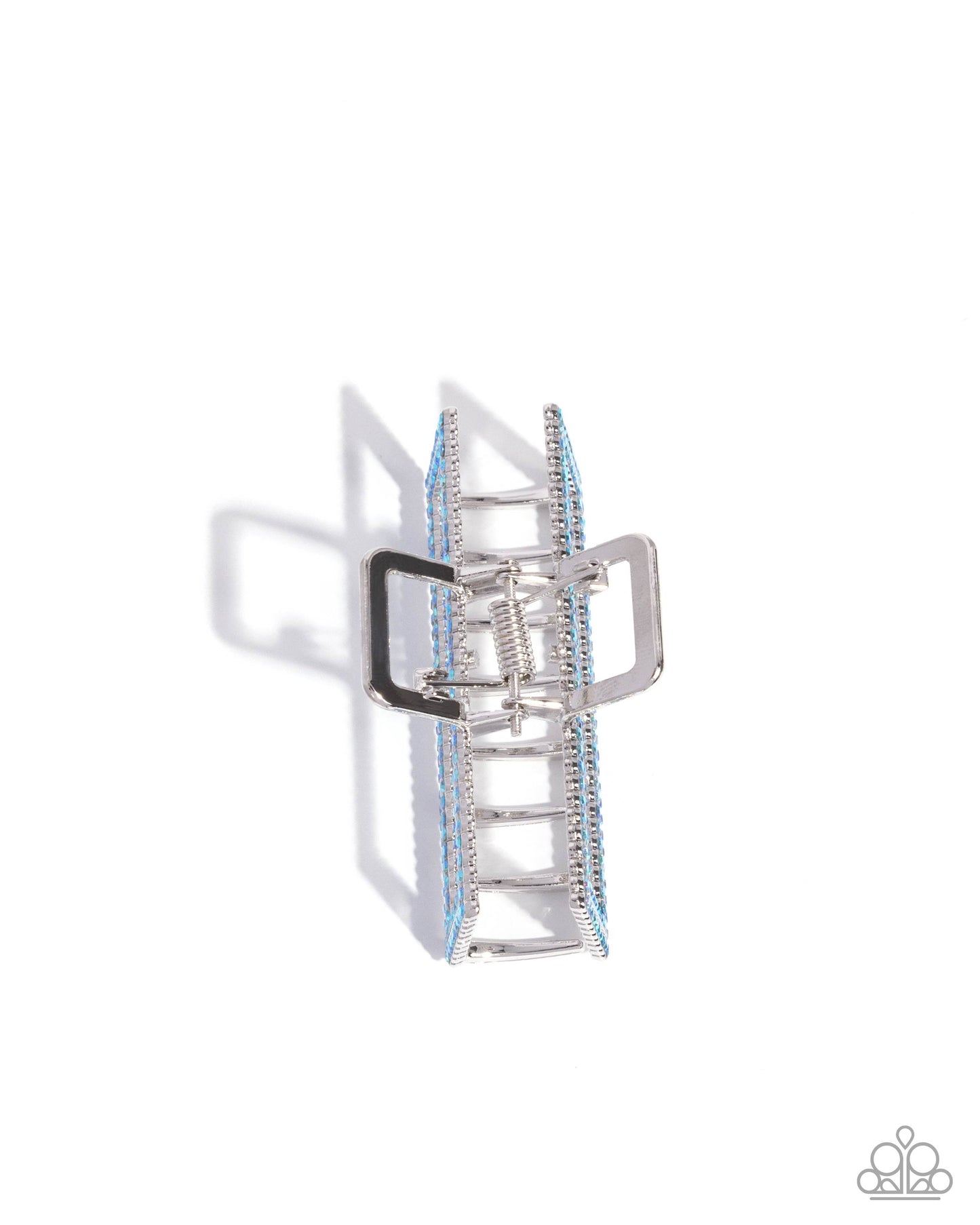 A Glittery Example - Blue Hair Claw Clip