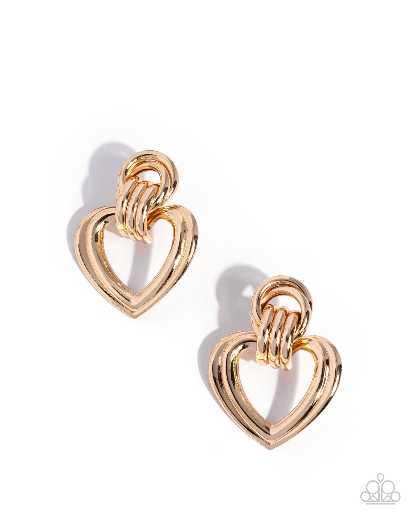 Constant Calm - Gold Heart Earrings