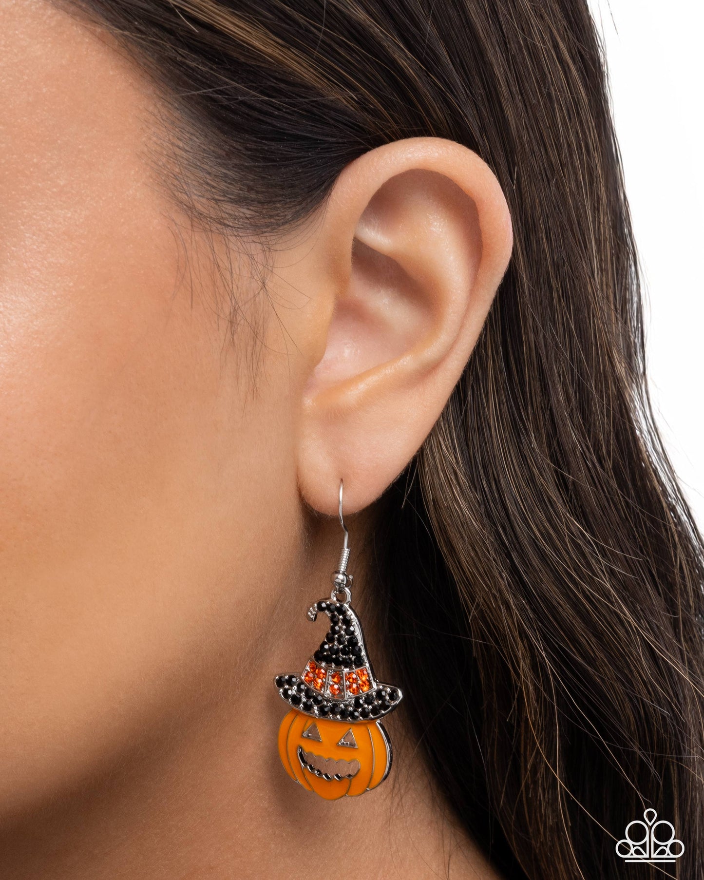 Bewitching Behavior - Pumpkin Earrings Multi