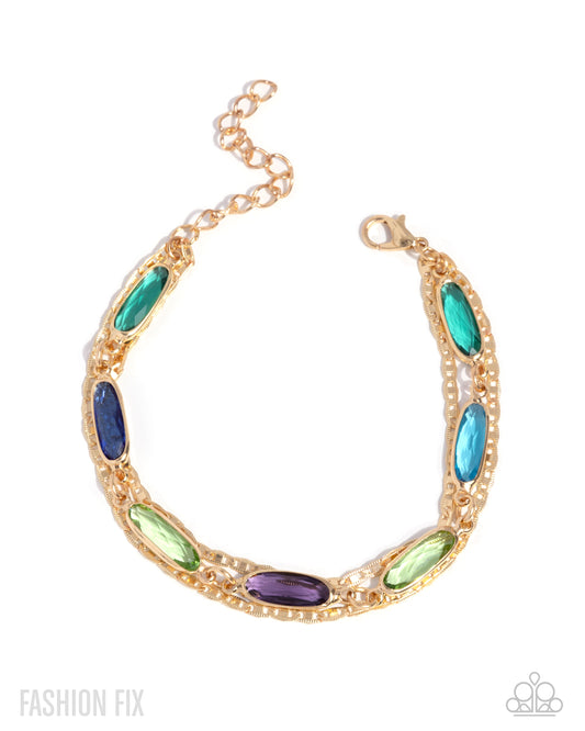 Tailored Tradition - Gold Multi Bracelet
