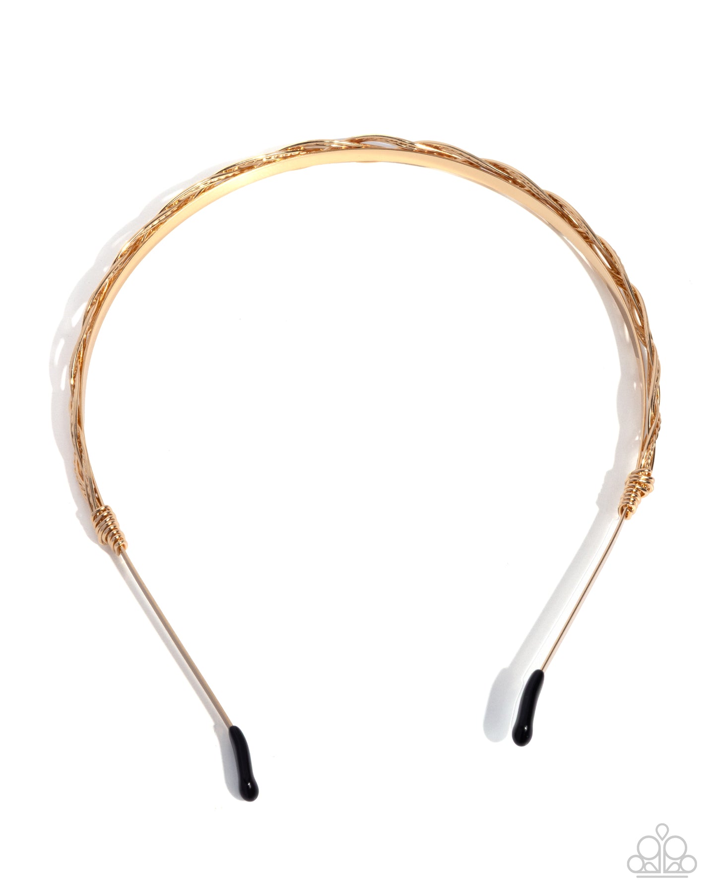 Braided Boarding School - Gold Headband - Hair