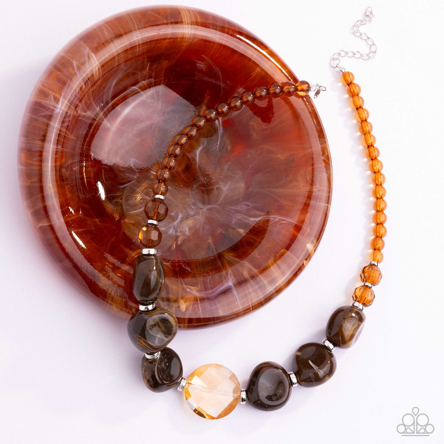 Gallery Walk - Brown Necklace