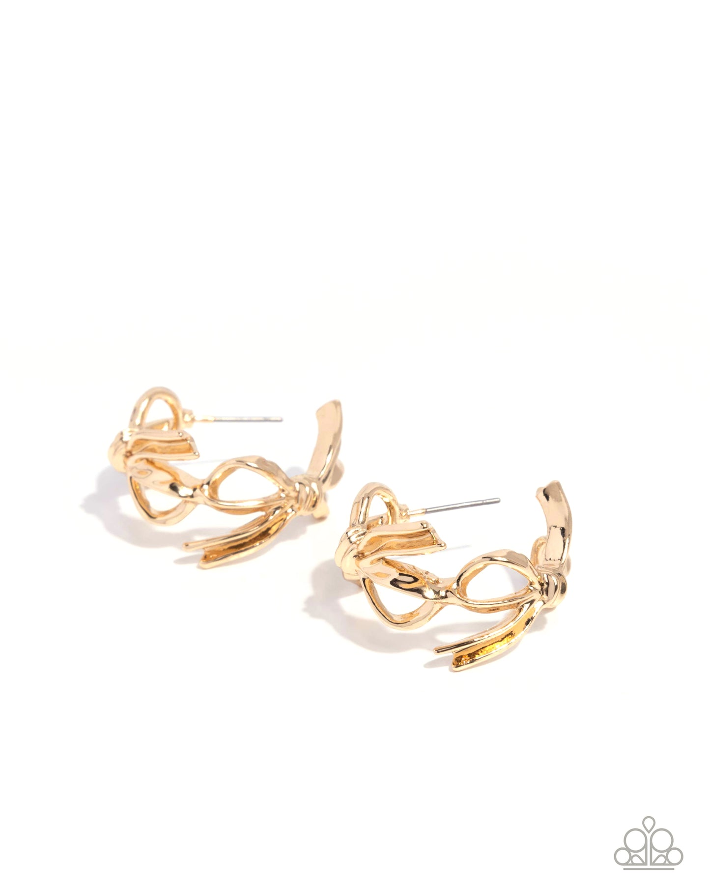 Coquette Catwalk - Gold Earrings