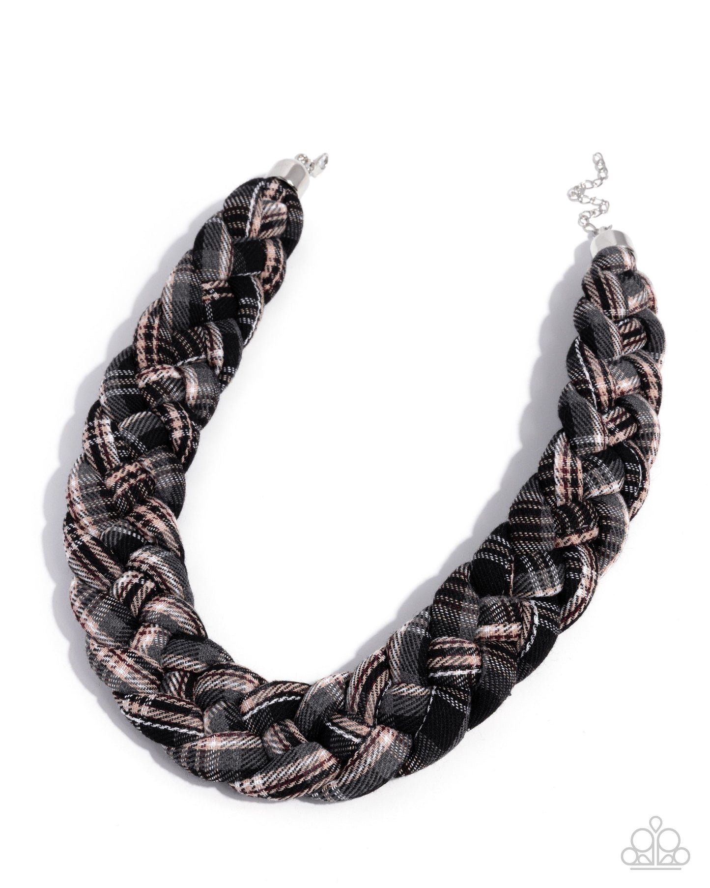 Fine Flannel - Black Necklace