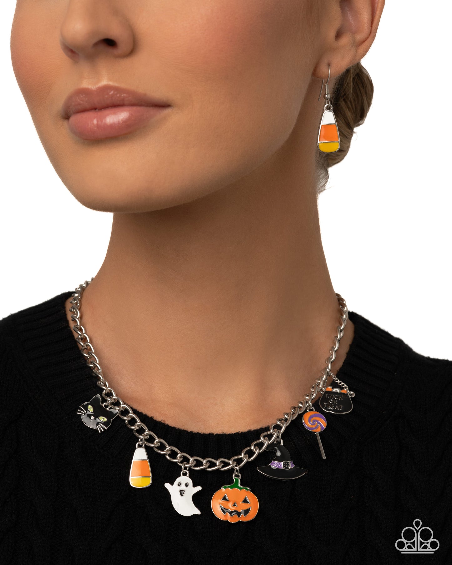 Haunting Hallmark - Halloween Necklace & Bracelet Set