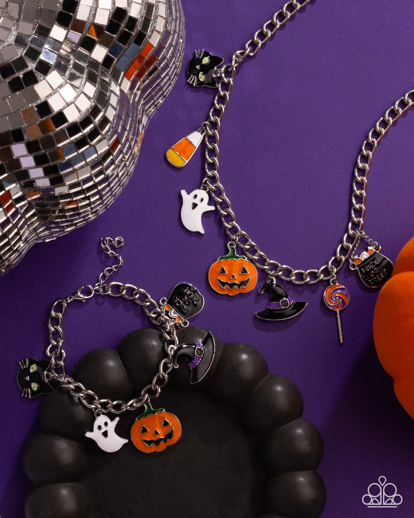 Haunting Hallmark - Halloween Necklace & Bracelet Set