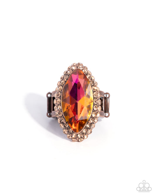 Marquise Medley Ring - Copper