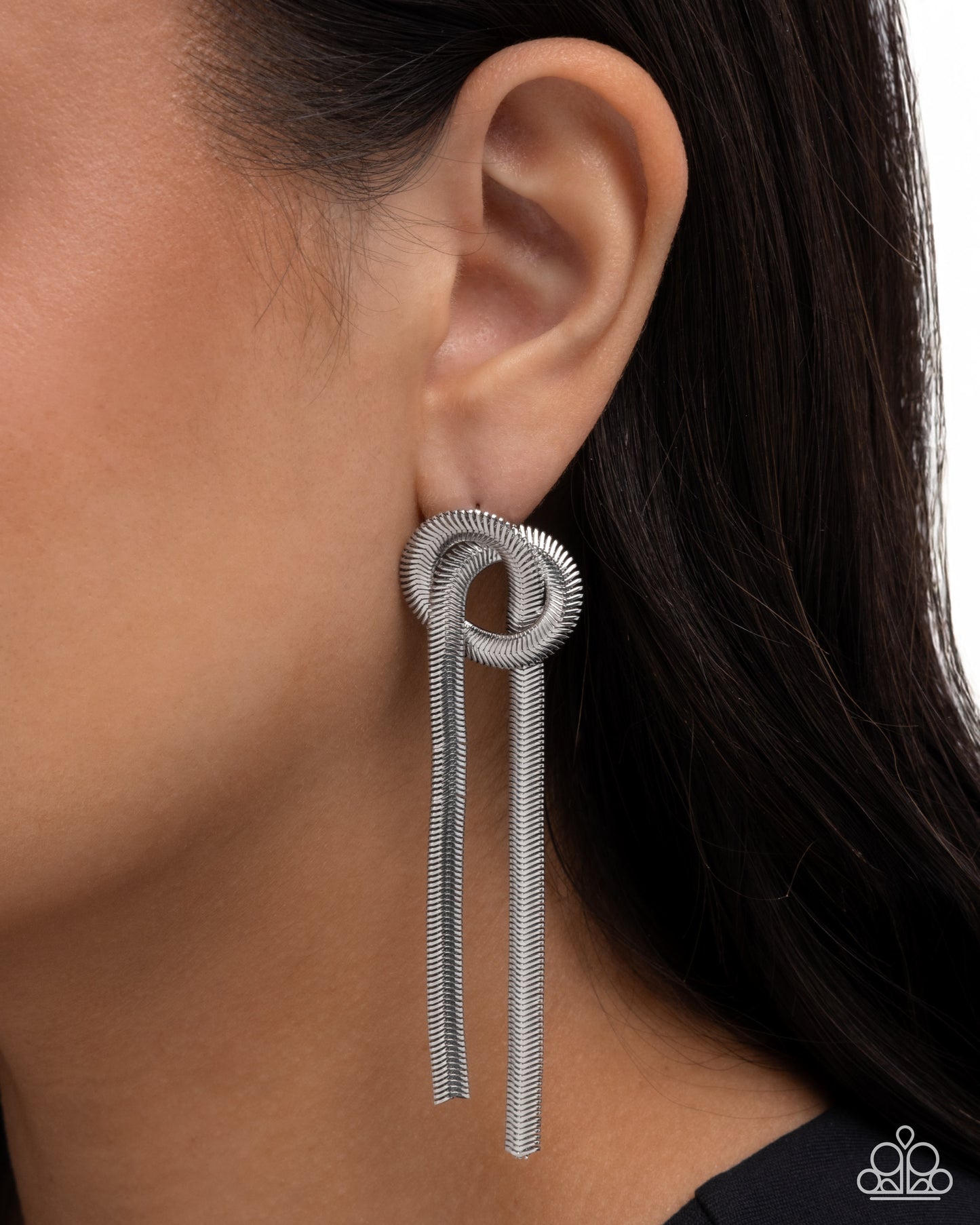 Twisted Tale - Silver Earrings