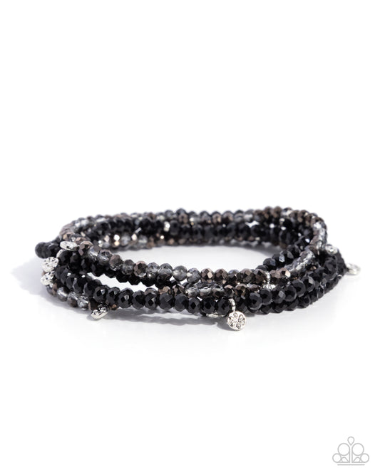 Scattered Sparkle - Black Bracelet