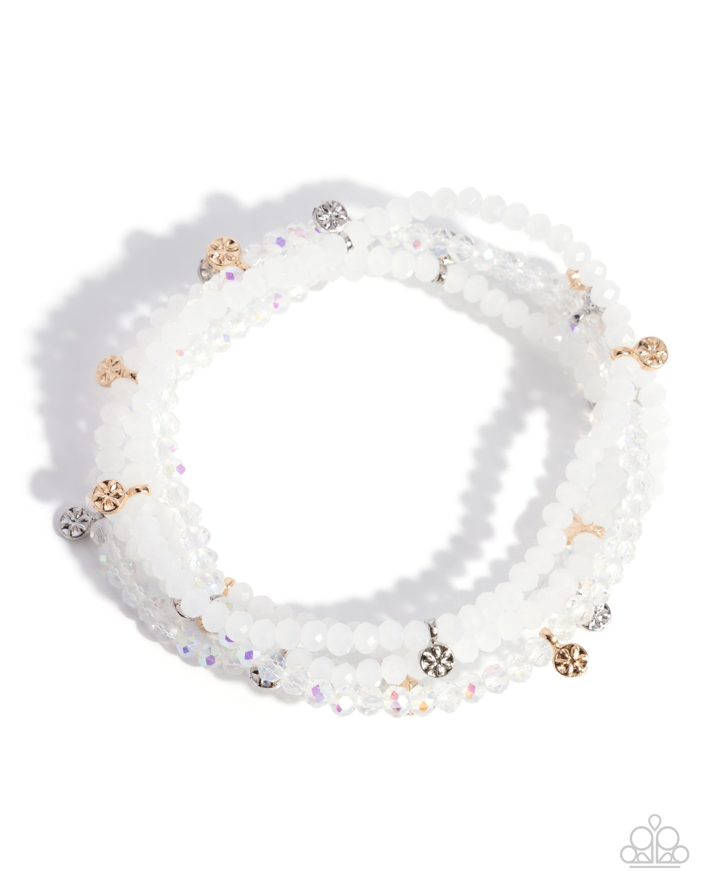 Scattered Sparkle Bracelet - White