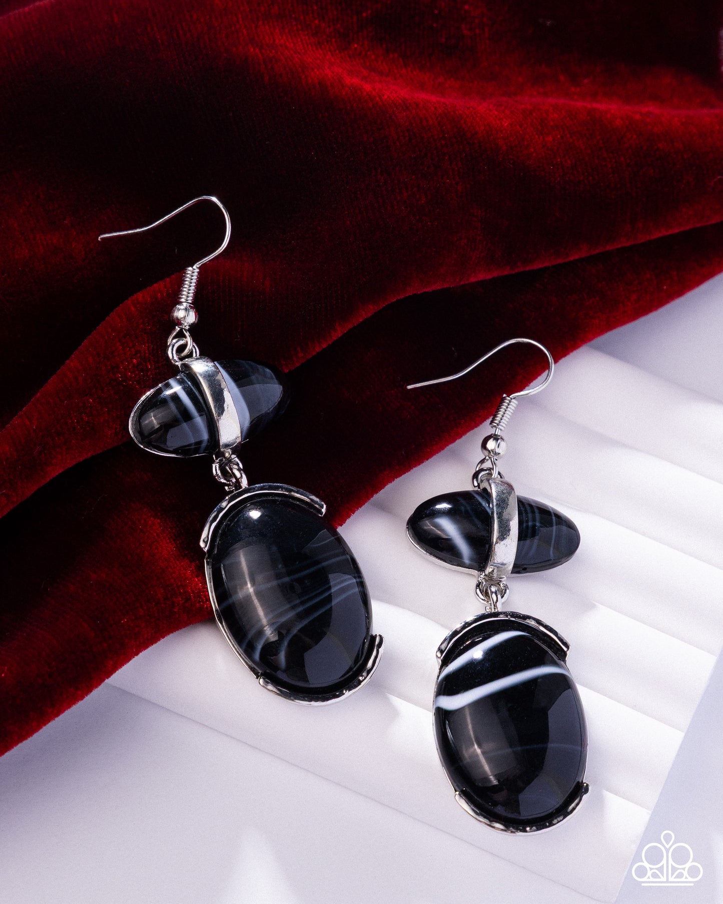 Basic Balance - Black Earrings
