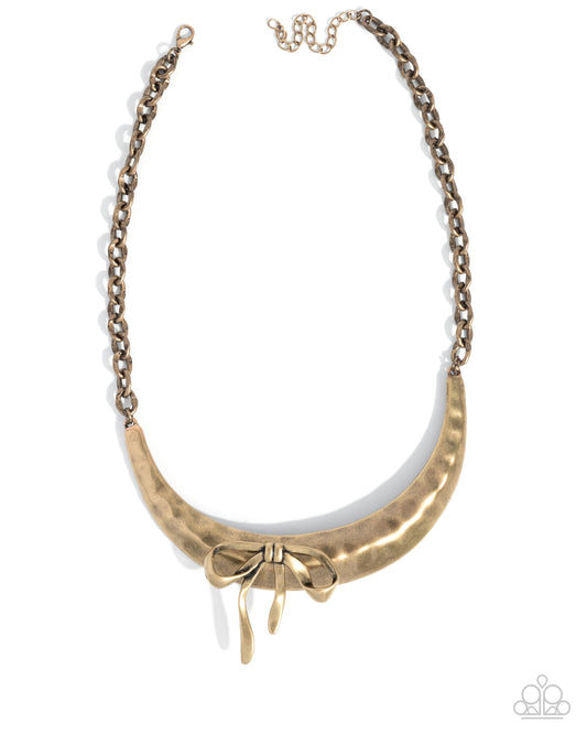 Coquette Cause - Brass  Necklace