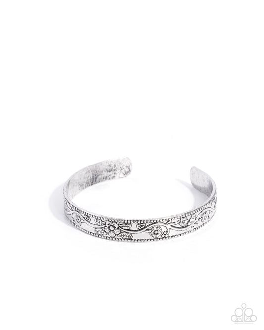 Vintage Side Bracelet - Silver