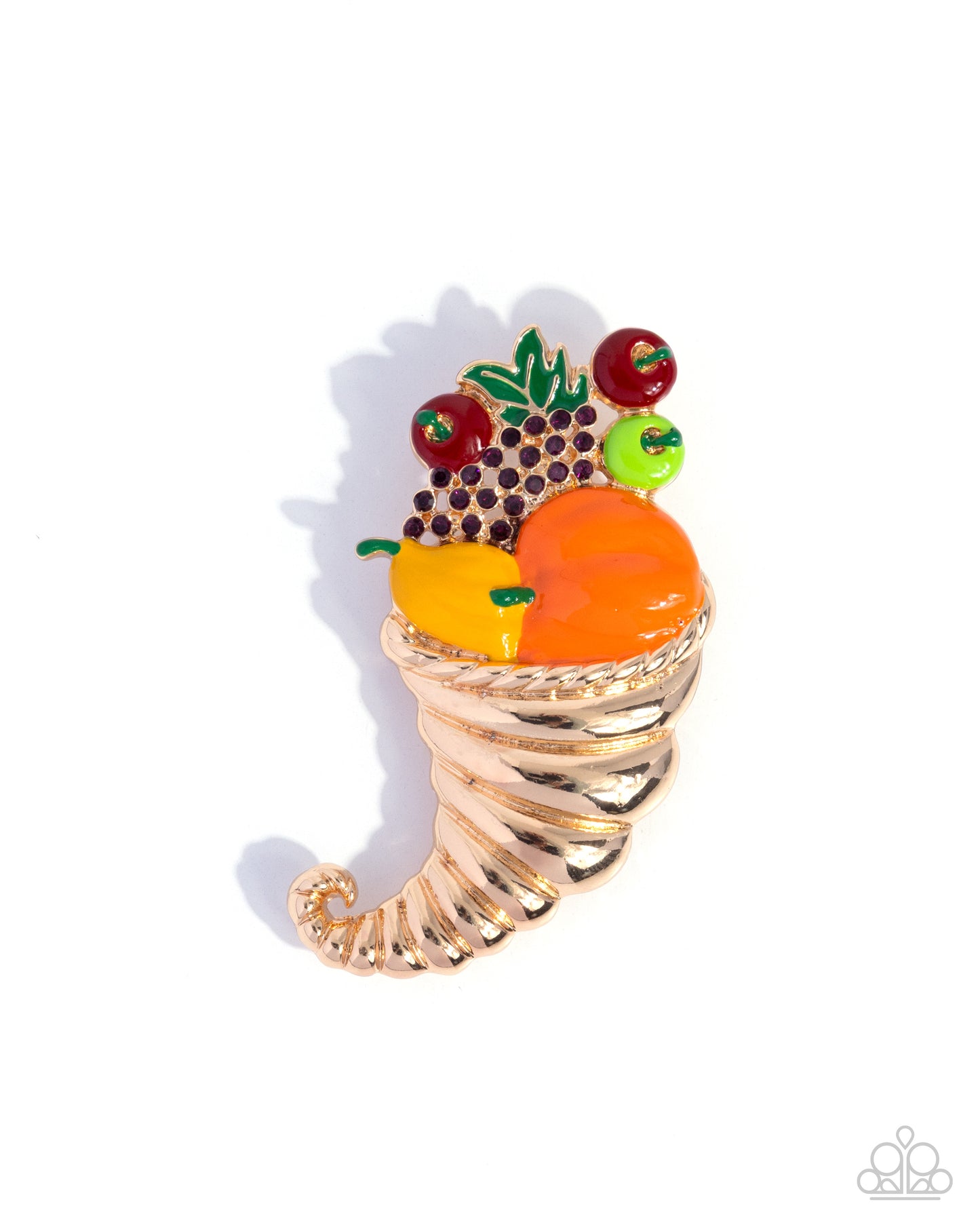 Cornucopia Chic - Multi Brooch