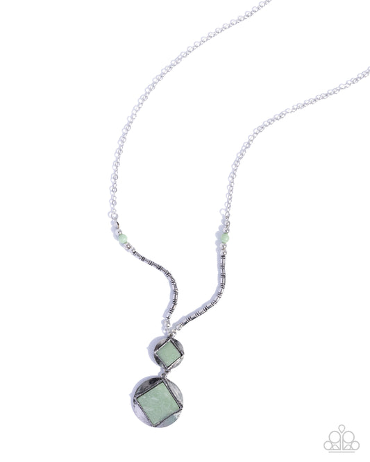Sonoran Silhouette - Green Necklace