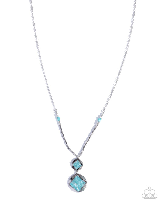 Sonoran Silhouette - Blue Necklace