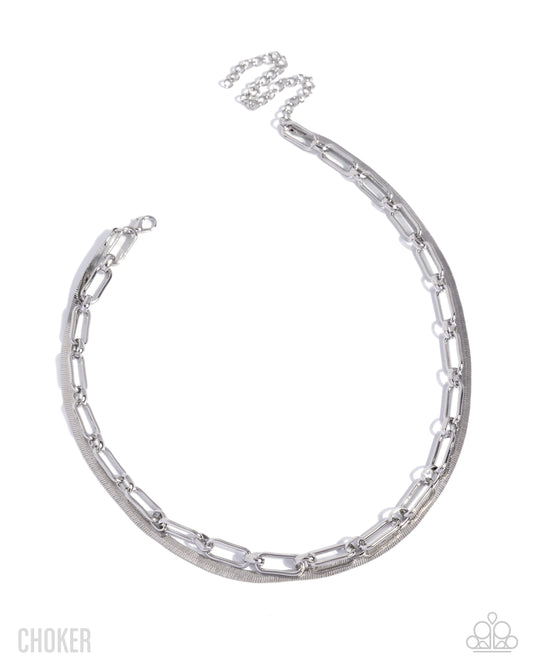 Traditional Test - Silver Necklace