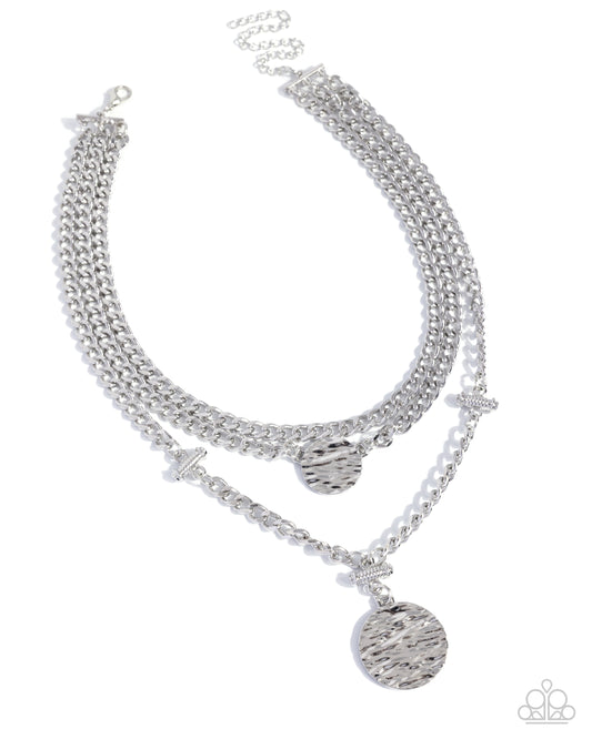 Generously Grungy - Silver Necklace
